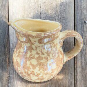 Pfaltzgraff Pottery Creamer with Sponge Glaze Pattern Ceramic Pitcher Jug USA